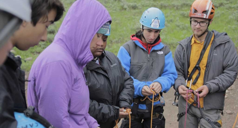 rock climbing trip for teens in the colorado rockies